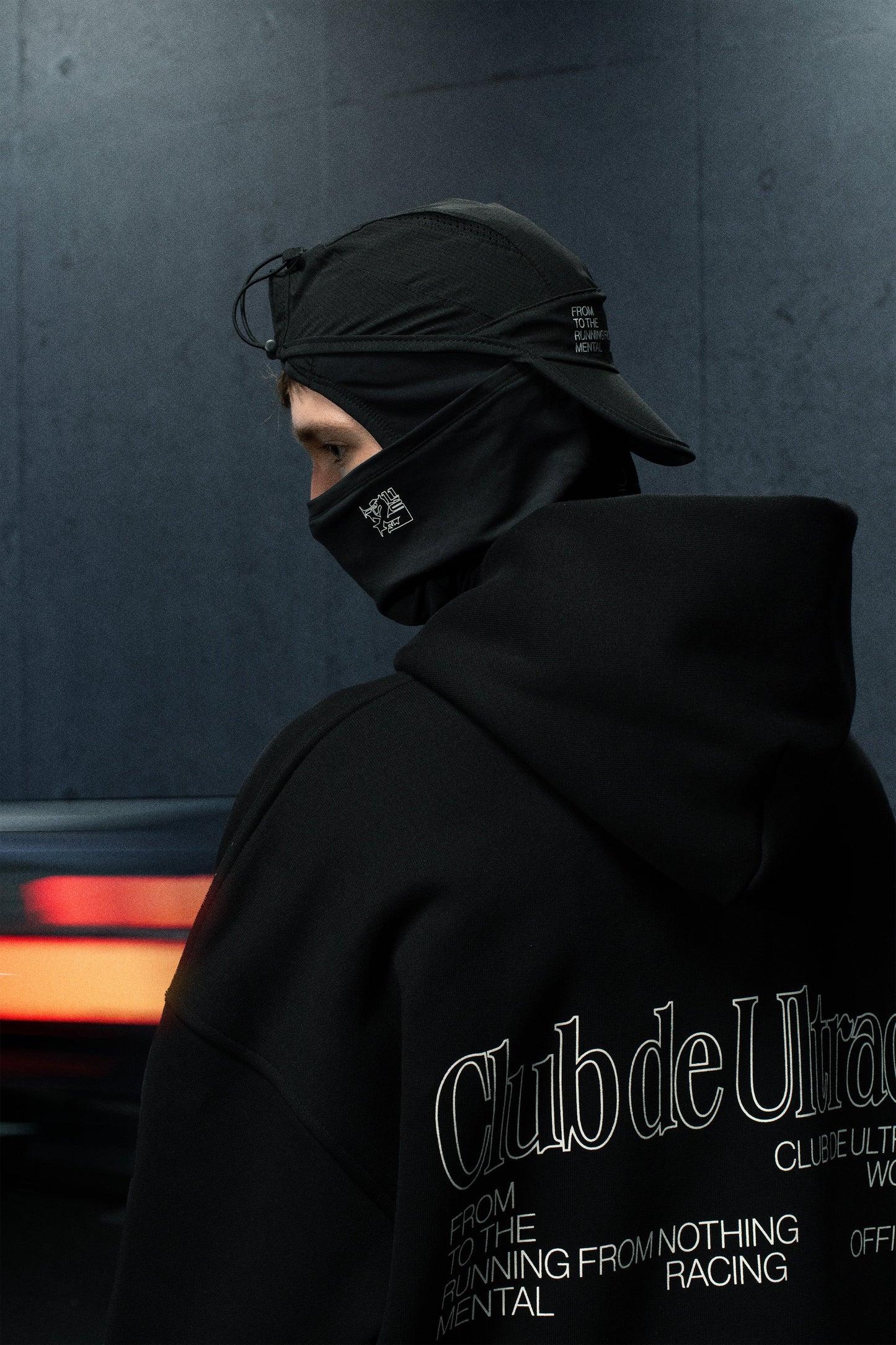 CDU Black Running Cap