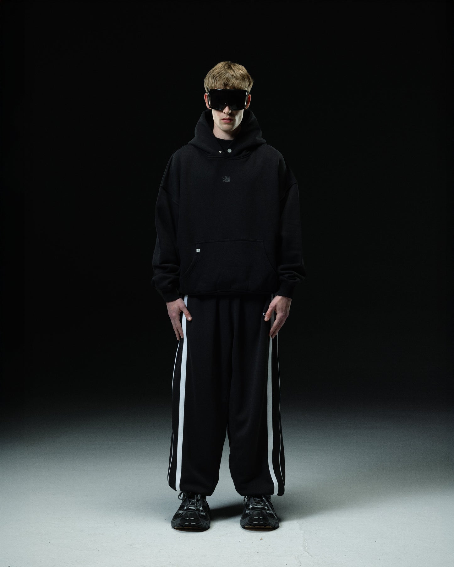 Central Crest Black Hoodie