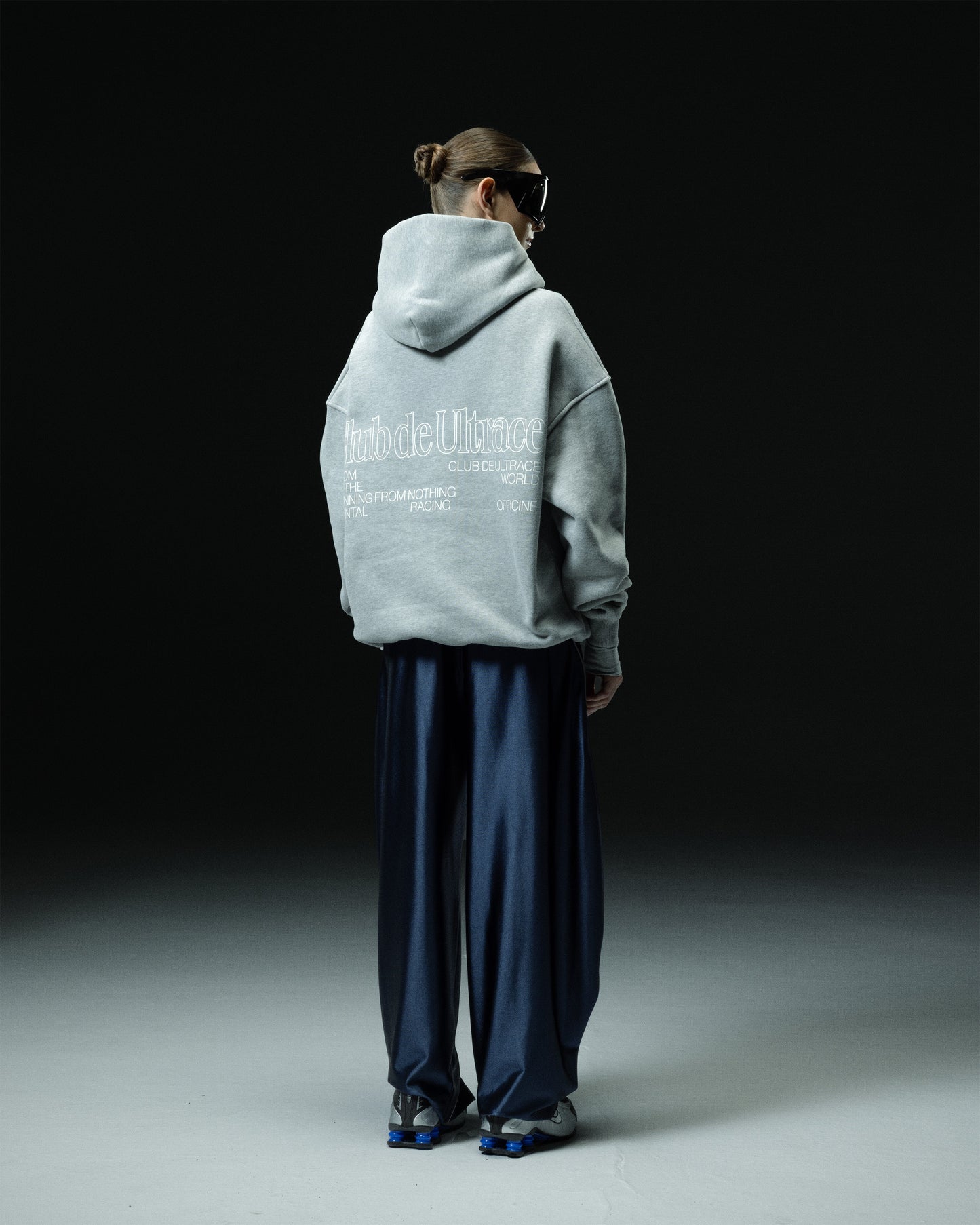 Outline White Hoodie